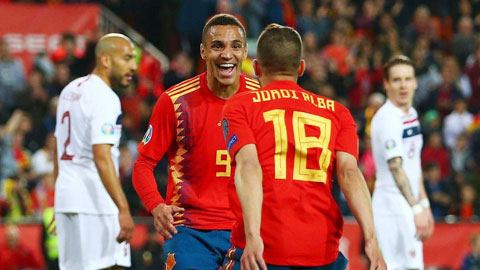 Rodrigo rực sáng với cú đúp mang về thắng lợi cho TBN - Ảnh: VnReview Kết quả Tây Ban Nha vs Faroe, Tây Ban Nha vs Faroe, kết quả vòng loại EURO 2020, vòng loại EURO 2020, Tây Ban Nha