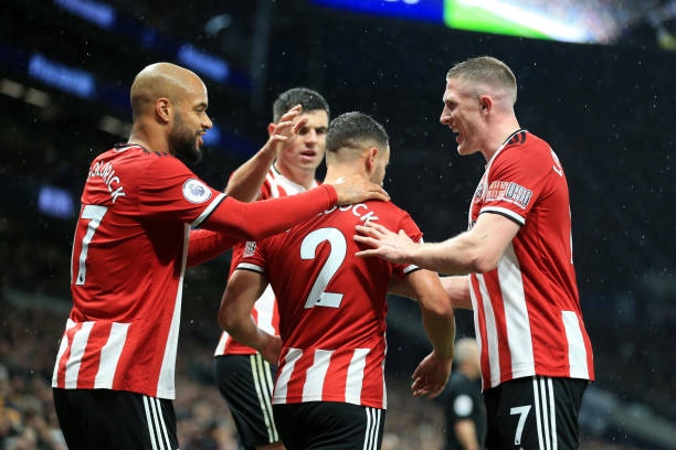 Sheffield có bàn gỡ hòa xứng đáng - Ảnh: Getty Kết quả Tottenham vs Sheffield, Tottenham vs Sheffield, kết quả Ngoại hạng Anh, Tottenham, Premier League