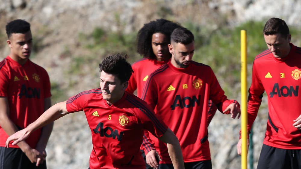 Bruno Fernandes đang cùng đồng đội có chuyến tập huấn kết hợp thư giãn tại Tây Ban Nha - Ảnh: Man EVerning Bruno Fernandes, tân binh MU, MU, Man Utd, cầu thủ xuất sắc nhất tháng 1