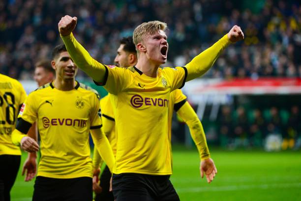 Haaland tiếp tục nổ súng - Ảnh: Getty Kết quả werder bremen vs dortmund, kết quả bundesliga, dortmund, bremen