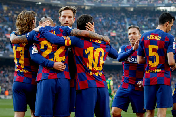 Barca đại thắng trong ngày Messi lập cú poker - Ảnh: Getty Kết quả Barca vs Eibar, kết quả La Liga, kết quả bóng đá hôm nay, Barca, Eibar