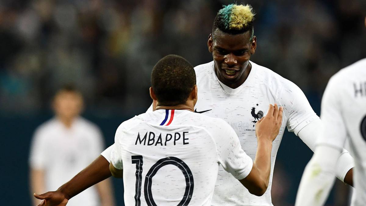 Pogba và Mbappe - Ảnh: Internet Chuyển nhượng Real, Real, Pogba, Mbappe, Kante, Chelsea, MU