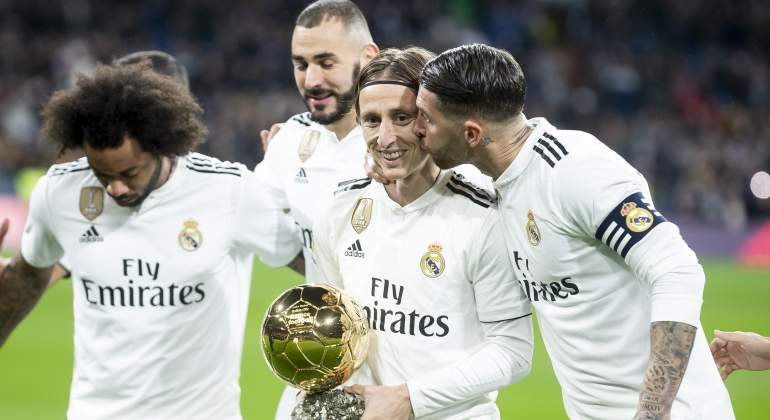 Real vàng son 1 thuở giờ đều đã là những lão tướng - Ảnh: Internet Real Madrid, Luka Modric, Ronaldo