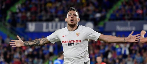 Ocampos tỏa sáng trong màu áo Sevilla mùa này - Ảnh: The People Person Tin chuyển nhượng, chuyển nhượng bóng đá, chuyển nhượng MU, chuyển nhượng Real, Lucas Ocampos