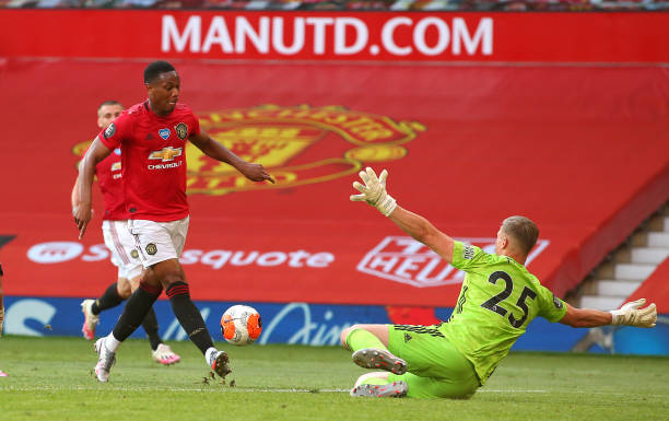 Martial là tiền đạo đầu tiên lập hattrick cho MU sau thời Sir Alex - Ảnh: Getty MU vs Sheffield, kết quả MU vs Sheffield, kết quả Ngoại hạng Anh, MU, Martial
