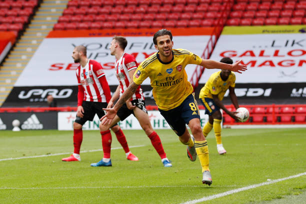 Ceballos ghi bàn phút bù giờ đem về chiến thắng nhọc nhằn cho Pháo thủ - Ảnh: Getty Kết quả Sheffield vs Arsenal, kết quả cúp FA, Sheffield, Arsenal, cúp FA