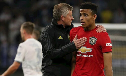 Solskjear dành nhiều lời có cánh cho sao mai Greenwood sau trận thắng Brighton - Ảnh: Internet MU, Greenwood, Solskjaer, Bruno Fernandes, Ngoại hạng Anh, MU vs Brighton