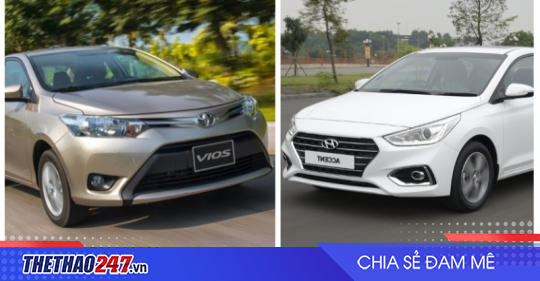 So sánh xe Toyota Vios và Hyundai Accent: Kẻ tám lạng người nửa cân