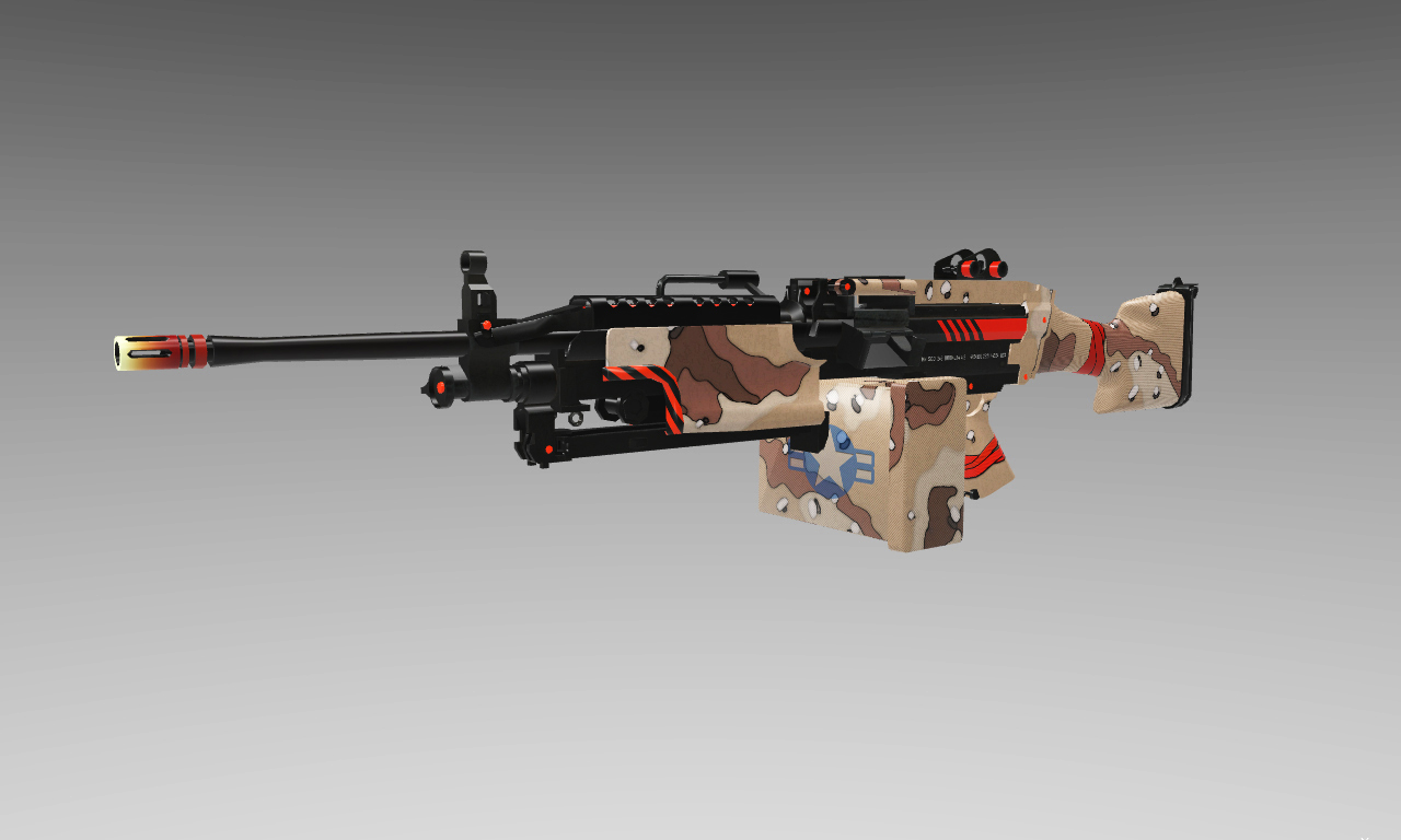 Hình ảnh về súng M249 trong CSGO