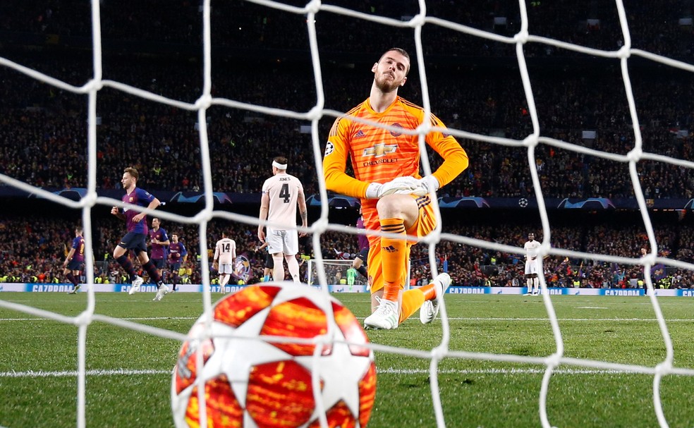 De Gea mắc sai lầm dẫn đến bàn thắng thứ 2 của Messi barca vs mu, barca, mu, de gea, stegen, tứ kết c1, tu ket c1, tứ kết champions league, kết quả c1