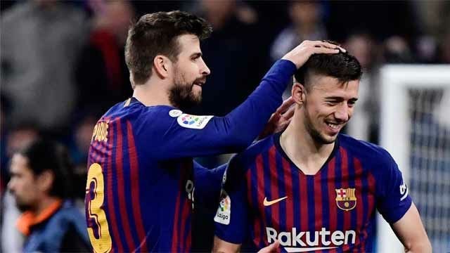 Pique và Lenglet thi đấu ngày một ăn ý với nhau barca vs liverpool, barca liverpool, barcelona vs liverpool, liverpool, barca, barcelona, messi, m10, suarez, bán kết C1