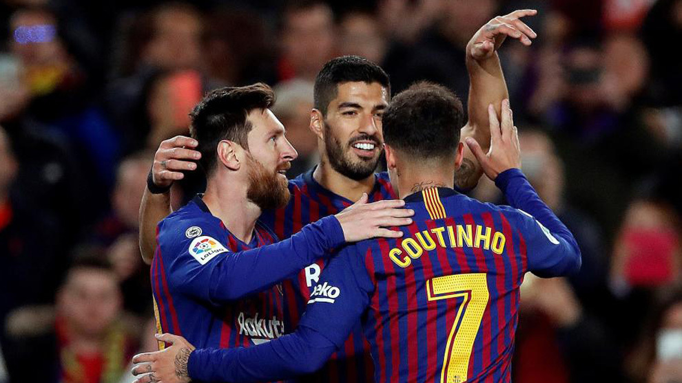 Bộ ba Messi - Suarez - Coutinho là niềm hy vọng trên hàng công của Barca barca vs liverpool, barca liverpool, barcelona vs liverpool, liverpool, barca, barcelona, messi, m10, suarez, bán kết C1