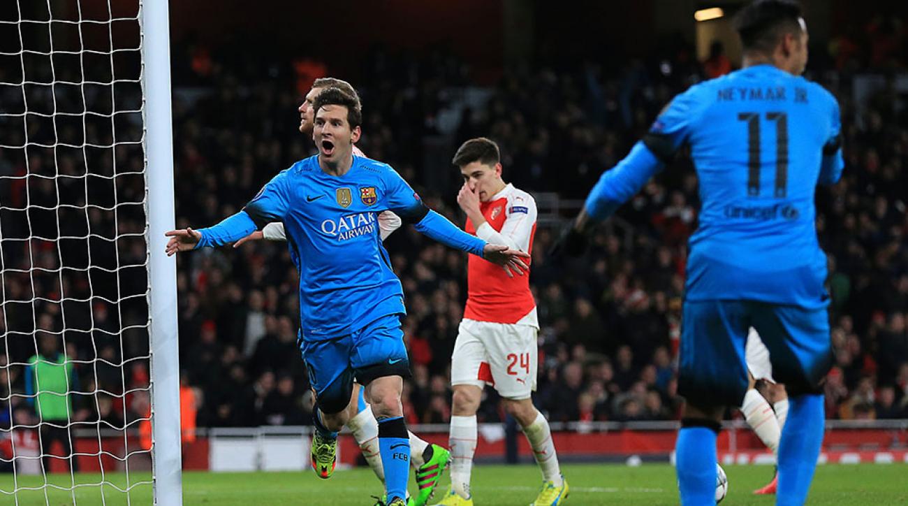 Arsenal là đối thủ ưa thích nhất của Messi tại đấu trường C1 messi, barca, barcelona, mu, man utd, man united, chelsea, liverpool, tot, man city, arsenal