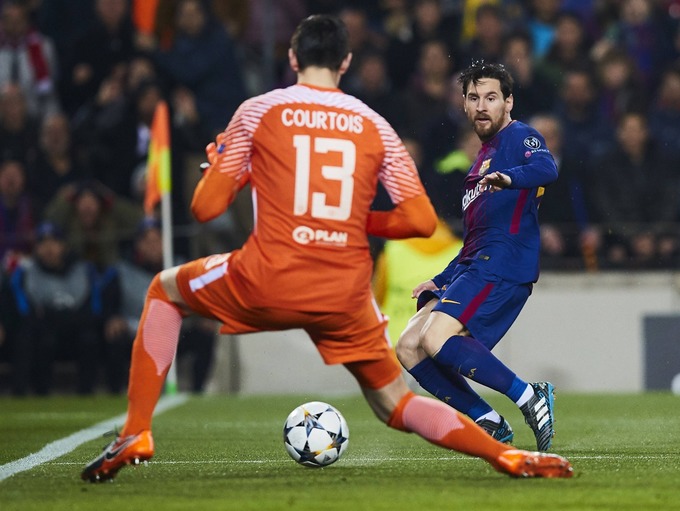 Messi phải mất tời 9 trận mới ghi đươc bàn vào lưới Chelsea messi, barca, barcelona, mu, man utd, man united, chelsea, liverpool, tot, man city, arsenal