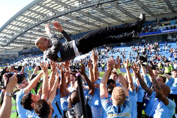 Pep Guardiola cùng Man City bảo vệ thành công chức vô địch Ngoại hạng Anh pep, pep guardiola, man city, manchester city, ngoại hạng anh, nha, premier league