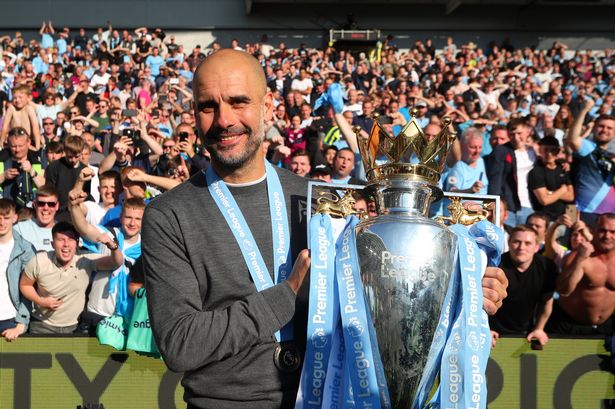 HLV Pep Guardiola giúp Man City bảo vệ thành công chức vô địch NHA pep, pep guardiola, man city, klopp, liverpool, ngoại hạng anh, ngoại hạng anh 2018/19