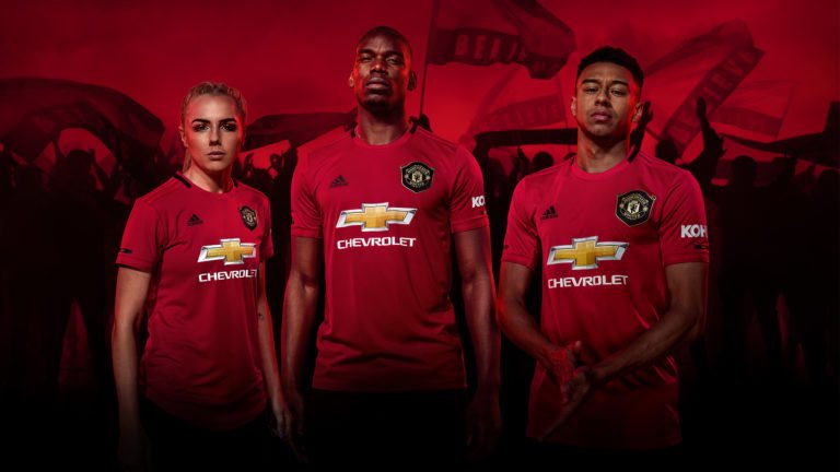 Áo đấu sân nhà của MU mùa giải 2019/20 mu, man utd, man united, pogba, de gea, ngoại hạng anh, premier league