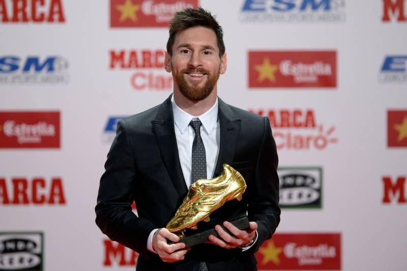 Messi đã có 5 lần ẵm danh hiệu này mbappe, messi, psg, barca, barcelona, ligue 1, la liga, chiếc giày vàng, chiếc giày vàng châu âu