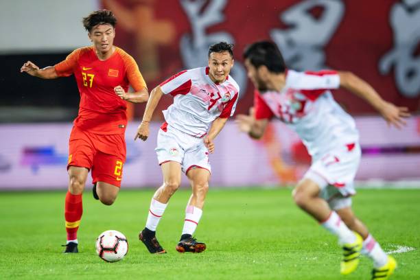 Trung Quốc giành chiến thắng tối thiểu trước Tajikistan Trung Quốc vs Tajikistan, trực tiếp Trung Quốc vs Tajikistan, link trực tiếp Trung Quốc vs Tajikistan, Trung Quốc, Tajikistan