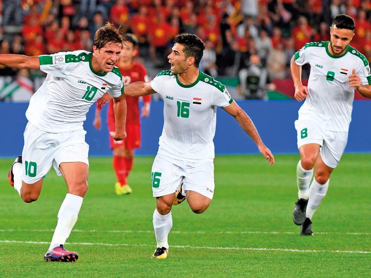 Mohanad Ali từng ghi bàn vào lưới Việt Nam tại Asian Cup 2019 iraq, u23 iraq, u23 châu á, u23 việt nam, u23 iraq vs u23 việt nam