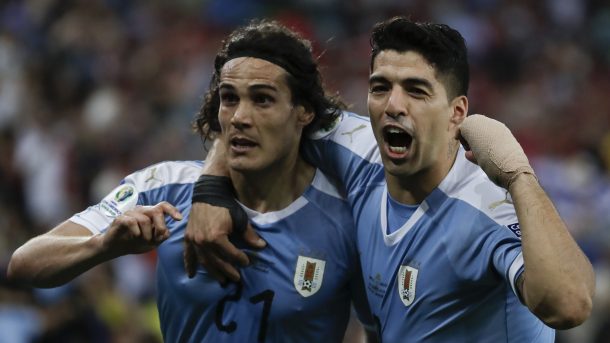 Uruguay đang bay cao nhờ bộ đôi Suarez và Cavani tứ kết copa america, copa america, copa america 2019, brazil, argentina, paraguay, colombia, chile, uruguay, messi, coutinho, suarez, sanchez