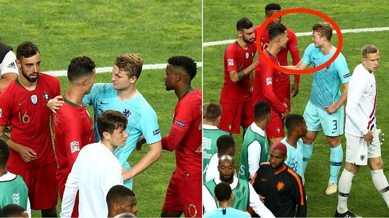 Ronaldo đích thân ronaldo, cr7, de ligt, juventus, ajax, champions league, nations league, bồ đào nha, hà lan, ronaldo de ligt
