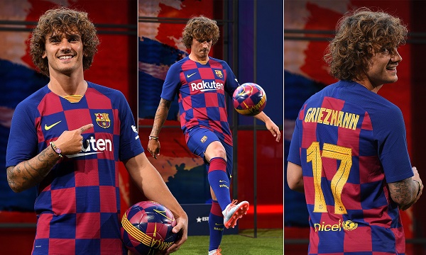 Griezmann chính thức gia nhập Barca với giá 108 triệu bảng barca, barcelona, chuyển nhượng barca, neymar, griezmann, messi, suarez