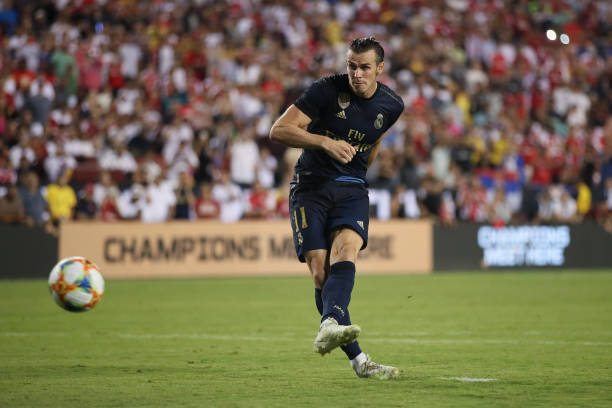 Bale ghi bàn và cũng là cầu thủ duy nhất đá hỏng 11m bên phía Real Madrid Kết quả Real Madrid vs Arsenal, tỷ số Real Madrid vs Arsenal, video bàn thắng Real Madrid vs Arsenal, Real Madrid, Arsenal, kết quả icc cup, icc cup, kết quả icc 2019, Real Madrid đấu với Arsenal