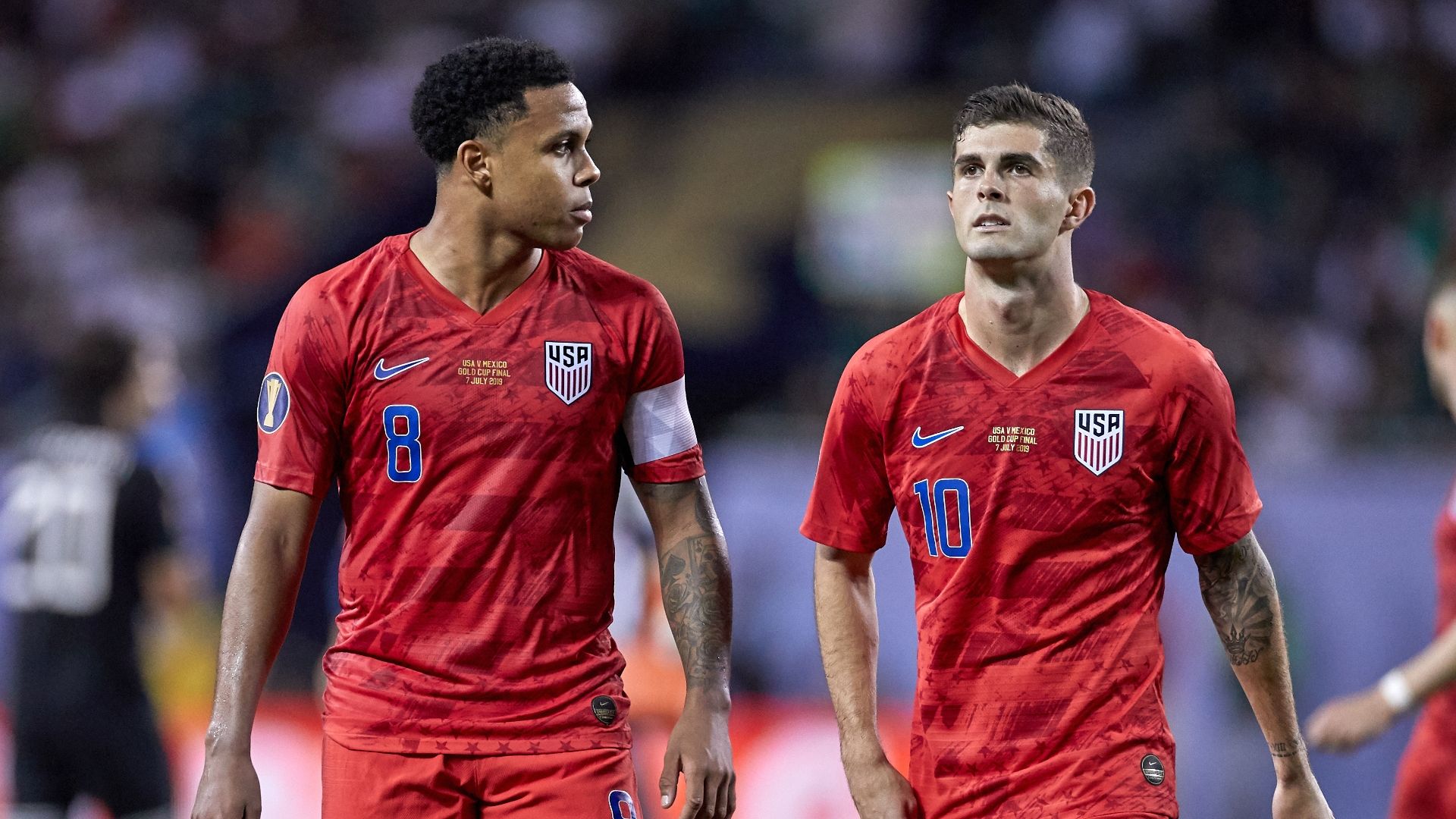 Pulisic (số 10) là niềm hy vọng số 1 của Mỹ. Ảnh: ESPN Trực tiếp Mỹ vs Mexico, Mỹ vs Mexico, link xem Mỹ vs Mexico