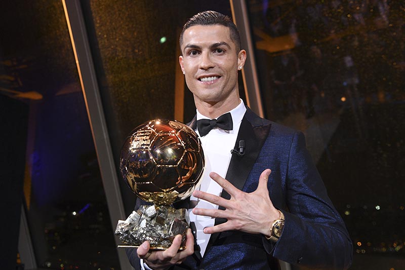 Ronaldo là chủ nhân của 5 Quả bóng vàng. Ảnh: BBC Ronaldo, Bồ Đào Nha, vòng loại euro 2020, bồ đào nhà vs lithuania