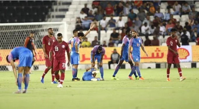 Ấn Độ xuất sắc cầm hòa nhà ĐKVĐ châu Á, Qatar. Ảnh: Chụp màn hình Kết quả Qatar vs Ấn Độ, Qatar vs Ấn Độ, Kết quả vòng loại World Cup 2022, vòng loại World Cup 2022