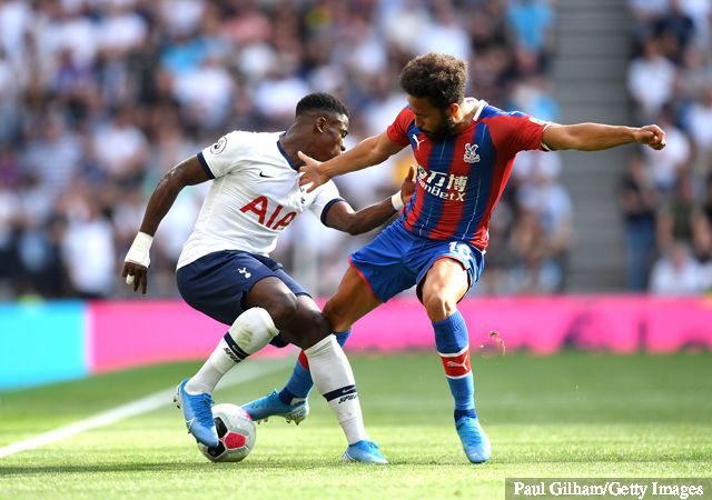 Aurier đóng góp 2 kiến tạo trong trận đấu với Crystal Palace. Ảnh: Getty Images Ngoại hạng anh, đội hình tiêu biểu ngoại hạng anh, đhtb ngoại hạng anh, premier league, đội hình tiêu biểu nha