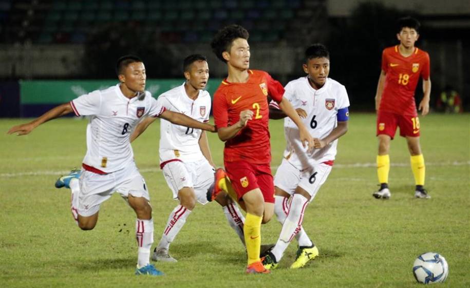 U16 Trung QUốc tỏ ra quá mạnh so với U16 Philippines. Ảnh: Internet Kết quả U16 Trung Quốc vs U16 Philippines, U16 Trung Quốc vs U16 Philippines, Kết quả vòng loại u16 châu Á