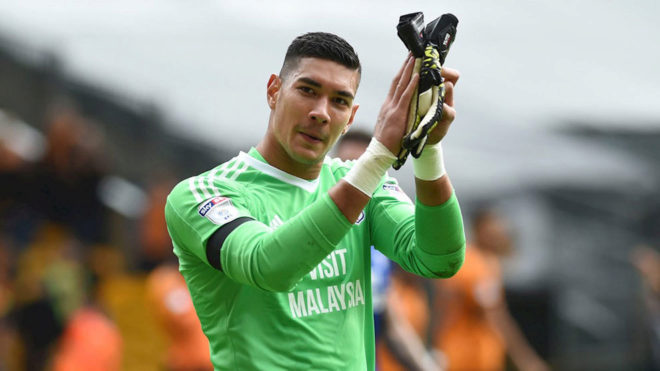 Đẳng cấp của Etheridge đã được kiểm chứng tại Ngoại hạng Anh. Ảnh: Cardiff City Philippines, vòng loại world cup 2022, vòng loại world cup, world cup 2022, world cup, vòng loại world cup khu vực châu á, vl wc 2022