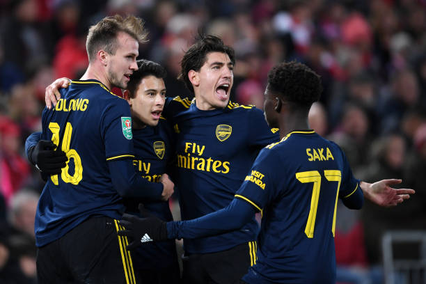 Arsenal từng có thời điểm dẫn trước Liverpool tới 2 bàn. Ảnh: Getty Images Kết quả Liverpool vs Arsenal, Liverpool vs Arsenal, kết quả cúp liên đoàn anh, kết quả carabao cup