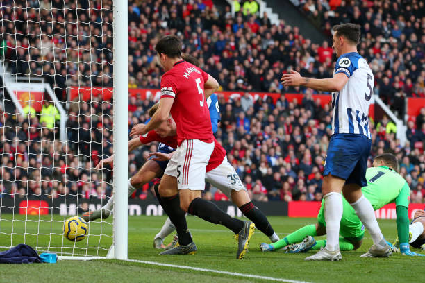 MU dẫn trước nhờ 2 bàn thắng đầy may mắn. Ảnh: Getty Images Kết quả MU vs Brighton, MU vs Brighton, kết quả ngoại hạng anh