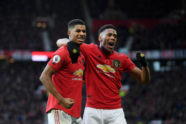 Rashford ghi bàn thắng ấn định chiến thắng cho MU. Ảnh: Getty Images Kết quả MU vs Brighton, MU vs Brighton, kết quả ngoại hạng anh