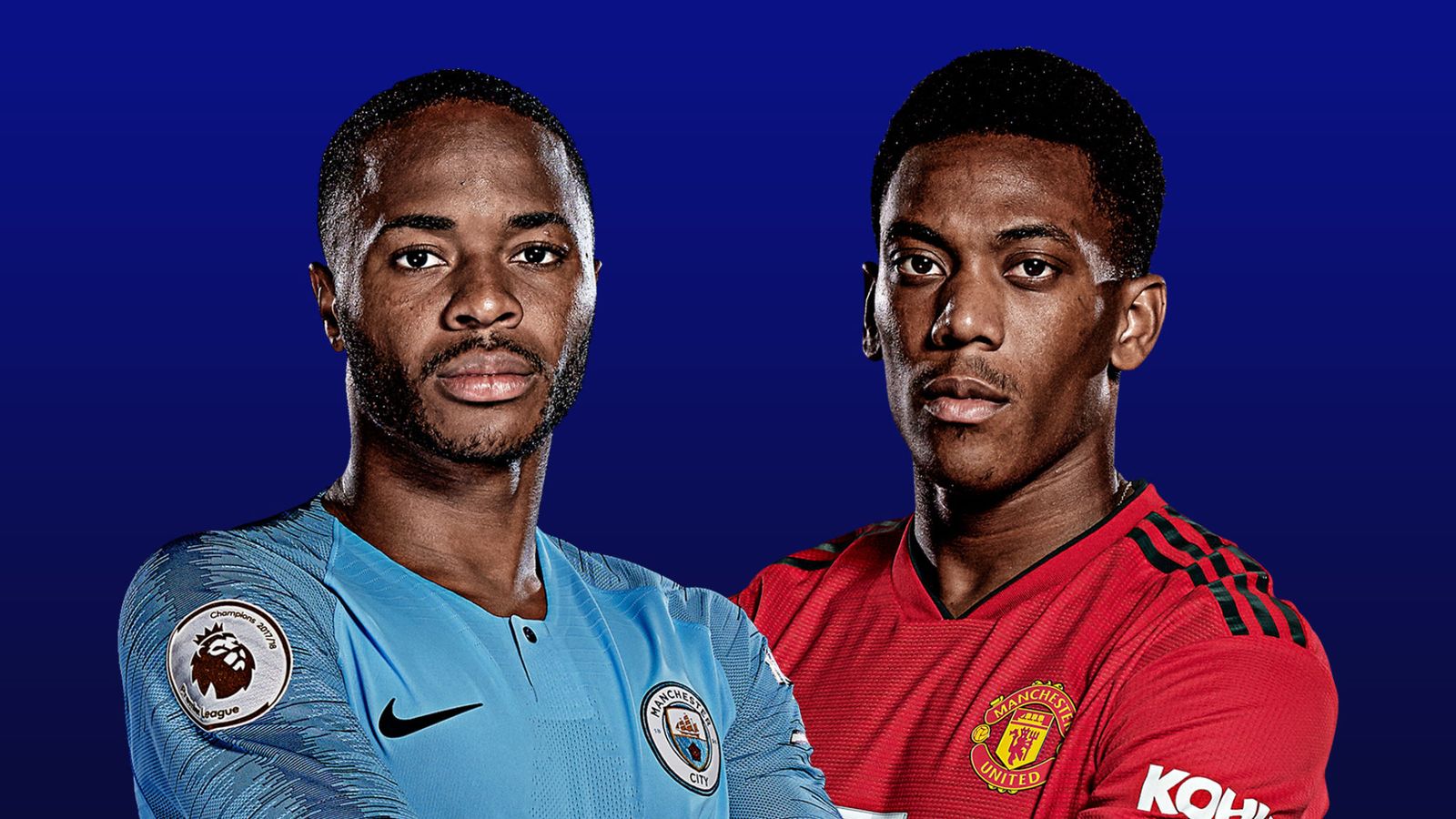 Tâm điểm vòng 16 Ngoại hạng Anh là cuộc đọ sức giữa Man City và MU. Ảnh: Sky Sports lịch thi đấu ngoại hạng anh, ngoại hạng anh 2019/20, ltđ nha, lịch thi đấu nha, lịch thi đấu ngoại hạng anh vòng 16
