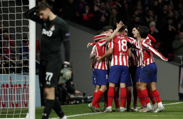 Atletico Madrid ghi tên mình vào vòng 1/8 Cúp C1. Ảnh: Getty kết qua c1, kết quả C1, kết quả cúp c1, kết quả champions League, kq champions league, vòng 1/8 C1