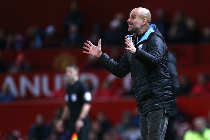HLV Pep Guardiola vẫn thận trọng dù có lợi thế rất lớn. Ảnh: Getty MU 1-3 Man City, Kết quả MU vs Man City, Kết quả Cúp Liên đoàn Anh, Pep, Pep Guardiola,MU, Man City