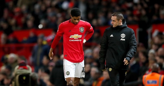 Rashford chấn thương sẽ khiến sức mạnh của MU suy giảm. Ảnh: Getty MU vs Burnley, Trực tiếp MU vs Burnley, Nhận định MU vs Burnley, Ngoại hạng Anh, Premier League