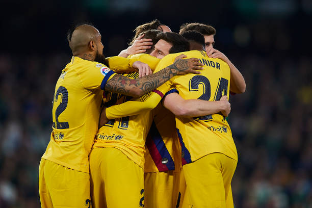 Barca giành chiến thắng vất vả trước Real Betis. Ảnh: Getty Kết quả Real Betis vs Barca, Real Betis vs Barca, Kết quả bóng đá, betis đấu với barca