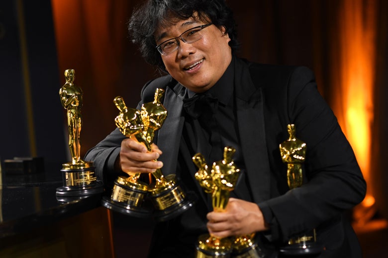 Đạo diễn Bong Joon-ho thâu tóm nhiều giải thưởng Oscar 2020. Ảnh: Getty Oscar, Oscar 2020, Bong Joon-ho, Parasite, Ký sinh trùng, Hàn Quốc, Man City, De Bruyne
