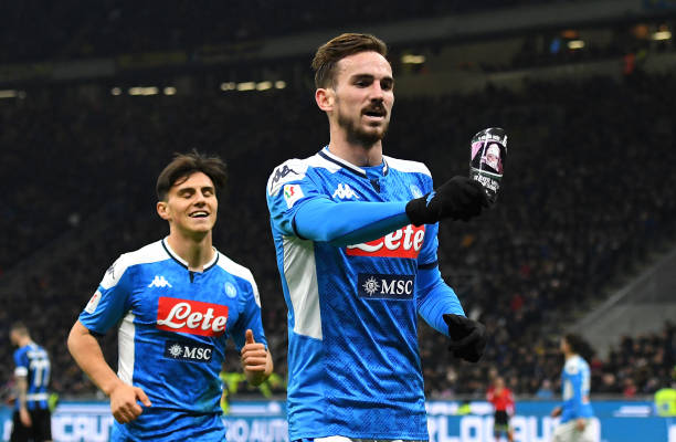 Fabian Ruiz ghi bàn thắng duy nhất của trận đấu. Ảnh: Getty Kết quả Inter vs Napoli, Inter Milan vs Napoli, Trực tiếp bóng đá, Kết quả bóng đá ý, Coppa Italia