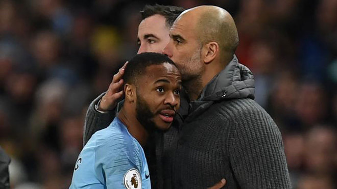 Pep Guardiola lo lắng Sterling sẽ gia nhập Real Madrid. Ảnh: Marca Tin chuyển nhượng, Chuyển nhượng Man City, Man City, Real Madrid, Pep Guardiola, Sterling