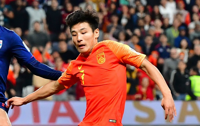 Wu Lei là ngôi sao duy nhất đang thi đấu ở châu Âu. Ảnh: AFP Trung Quốc, vòng loại World Cup 2022, VL World Cup 2022, vòng loại World Cup, World Cup 2022, World Cup