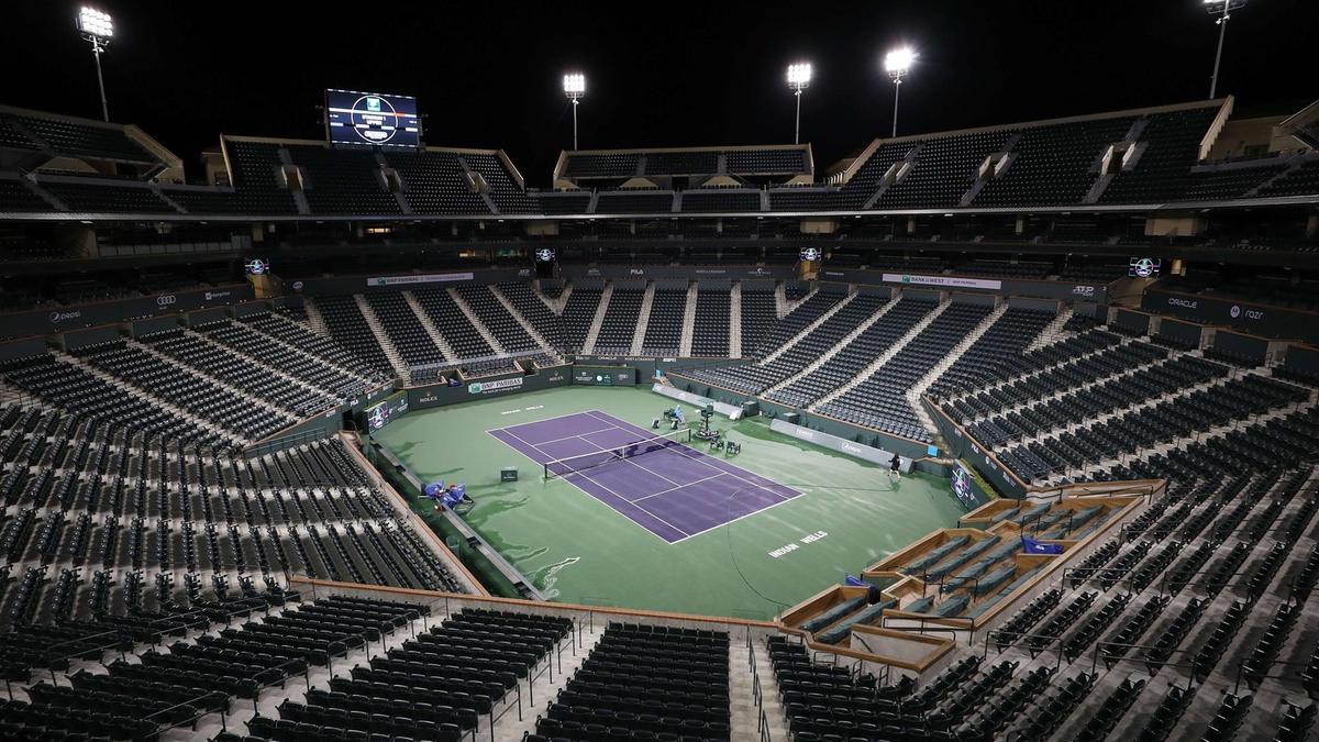 Indian Wells bị hủy vì lo ngại COVID-19. Ảnh: AFP Quần vợt, tennis, Indian Wells, virus corona, COVID-19, Mỹ