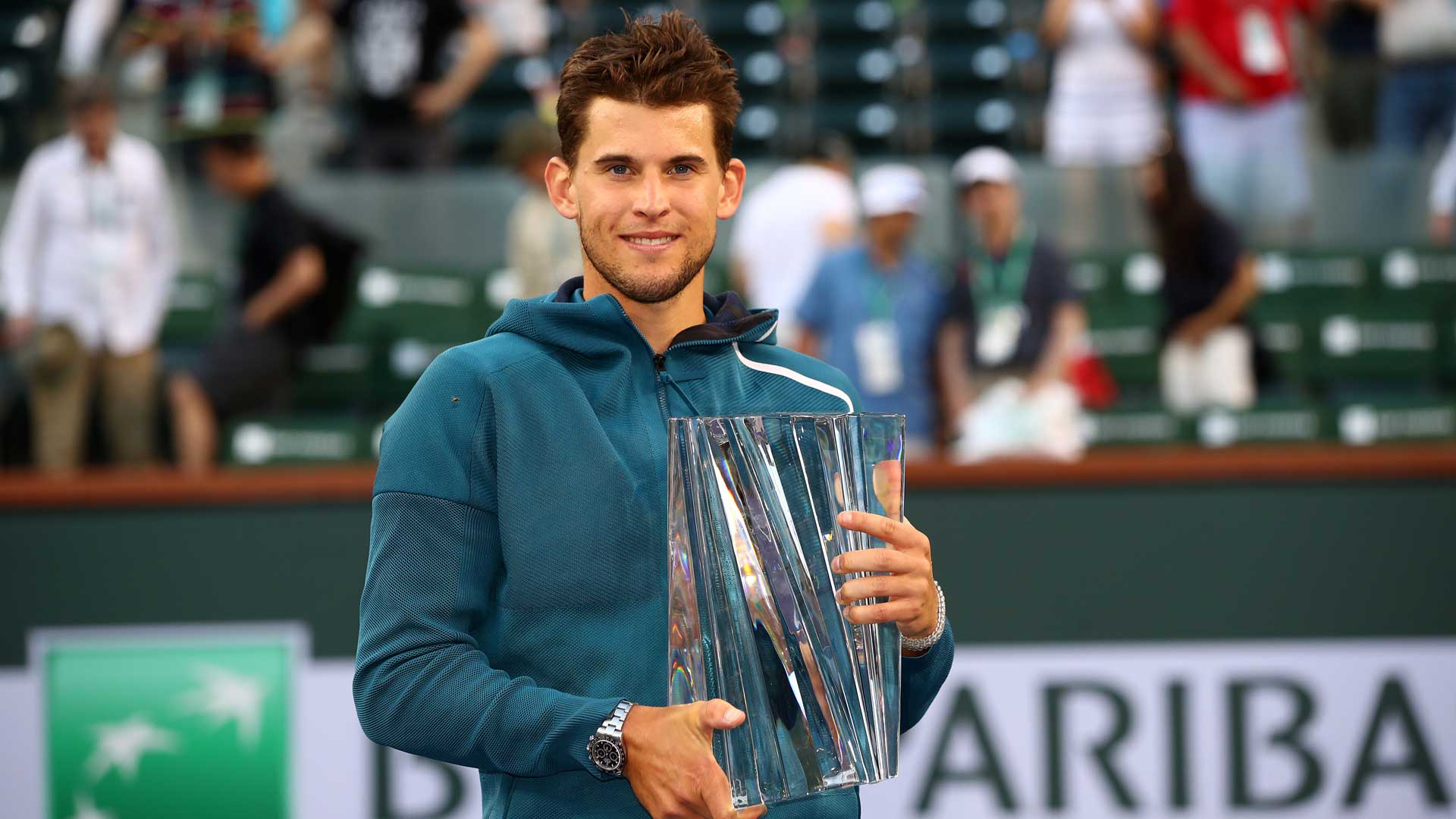 Dominic Thiem đang là ĐKVĐ giải Indian Wells. Ảnh: ATP Quần vợt, tennis, Indian Wells, virus corona, COVID-19, Mỹ