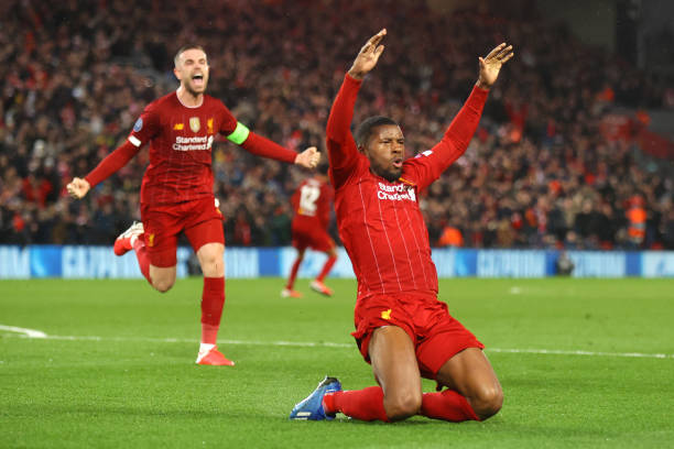 Wijnaldum ghi bàn mở tỷ số cho Liverpool. Ảnh: Getty Kết quả Liverpool vs Atletico Madrid, Kết quả bóng đá, Kết quả Cúp C1, Liverpool, Atletico, Cúp C1