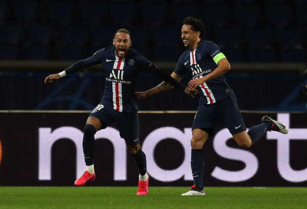 Neymar ghi bàn mang về chiến thắng cho PSG. Ảnh: Getty Kết quả C1, kết quả Cúp C1, kết quả Champions League, Champions League, Cúp C1